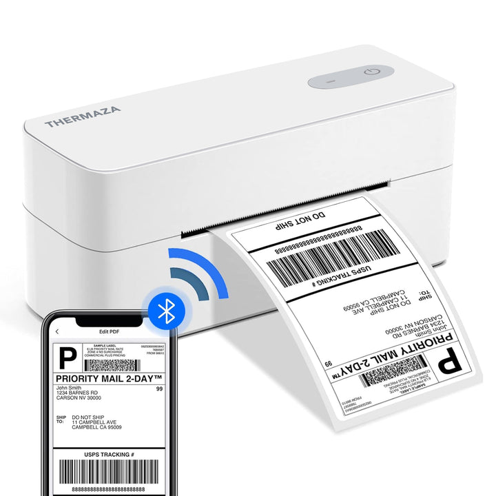 THERMAZA® D400 Thermal Label Printer (White)