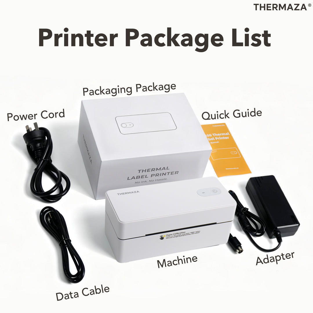 THERMAZA® D400 Thermal Label Printer (White)